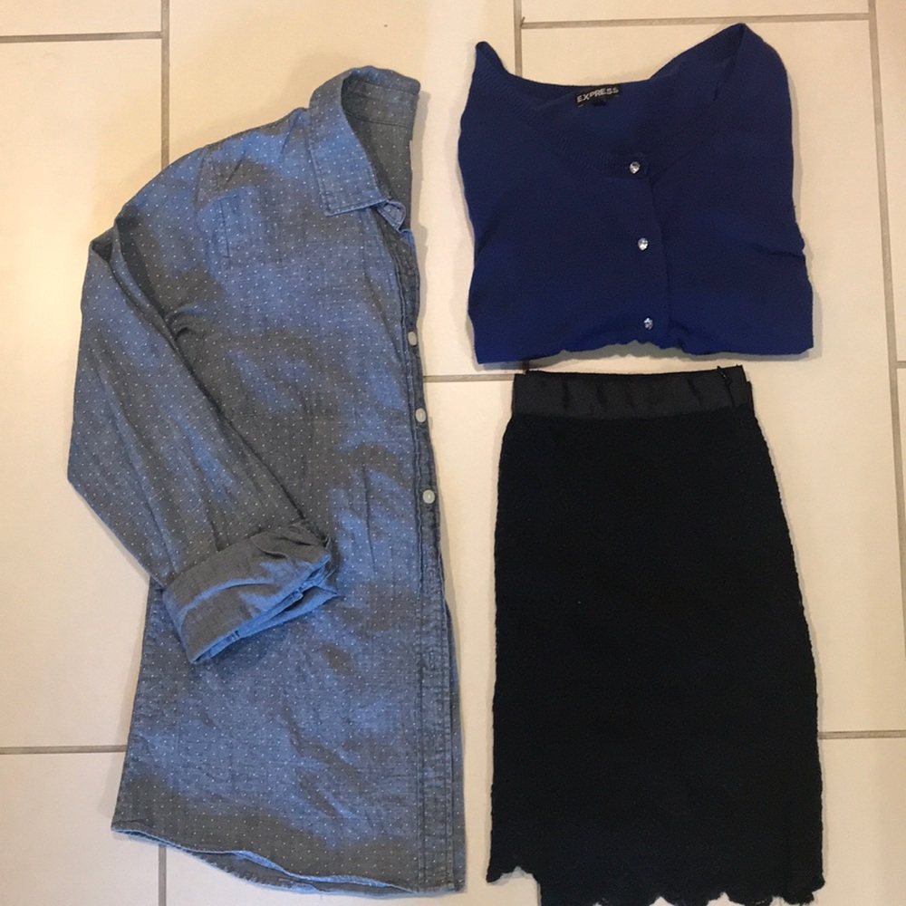 JCrew Chambray Button Down